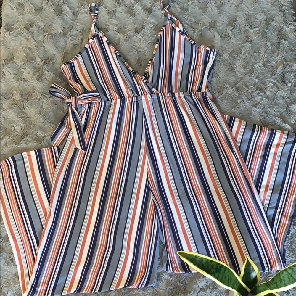Striped Jumpsuit